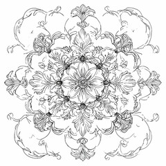 Obraz premium batik pattern design very cool