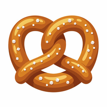 This image showcases a beautiful pretzel with salt, symbolizing warmth and comfort. It captures the joy of snacking and the charm of traditional baked goods in a delightful manner.