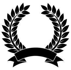 Obraz premium laurel wreath vector