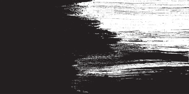 Vector brush stroke texture. Distressed uneven grunge background. Abstract vector illustration. Overlay over any design to create interesting effect and depth. Black isolated on white. EPS10