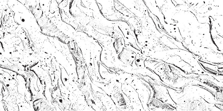 Vector brush stroke texture. Distressed uneven grunge background. Abstract vector illustration. Overlay over any design to create interesting effect and depth. Black isolated on white. EPS10