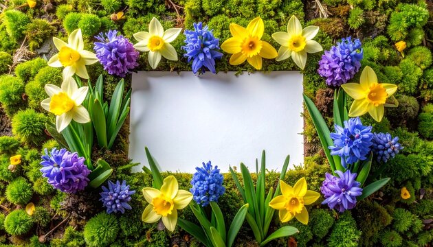 Vibrant Spring Florals in Lush Greenery