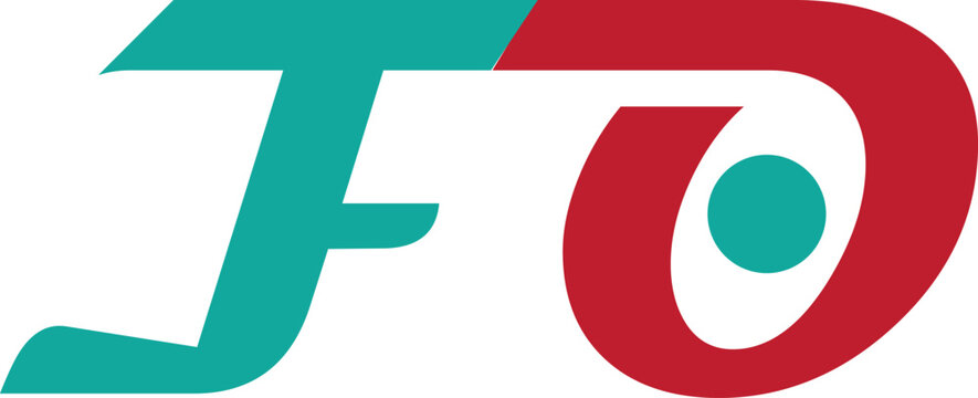 f letter logo o