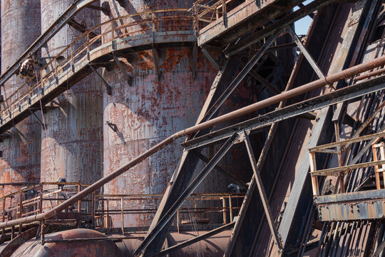 Steel Stacks in Bethlehem, Pennsylvania