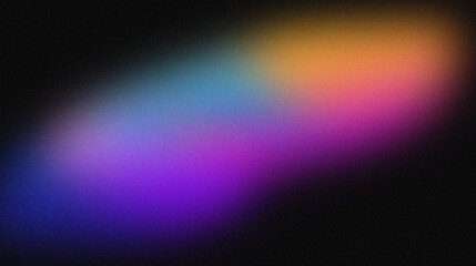 Obraz premium Abstract gradient light spectrum with bokeh effect during a soft glow in darkness