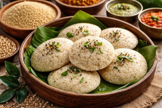 Wholesome idli using foxtail millet combined with urad dal