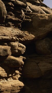 Layers of weathered stone create a stunning tableau of natures artistry. Each rock tells a story, revealing secrets of time and geological processes, inviting exploration and wonder.