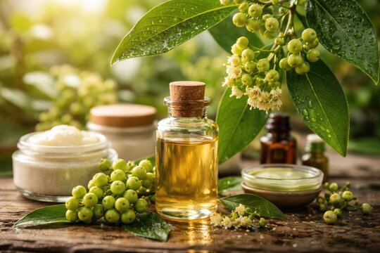 Litsea cubeba plant used in natural cosmetics and medicinal formulations