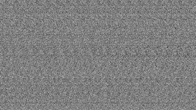 Retro TV Static Noise - Analogue Broadcast Interference Pattern