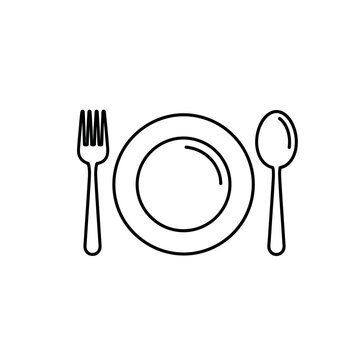 Simple table setting with plate utensils.