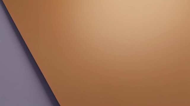 Abstract image of a diagonal split between a muted purple and a warm ochre color
