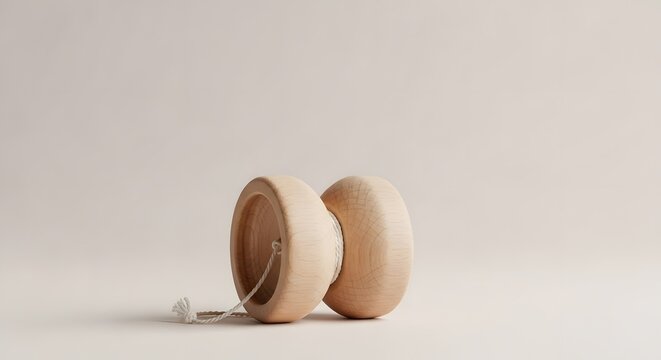 Wooden Yo Yo Toy Simple Minimalist Design