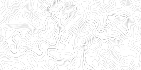 Abstract design with seamless pattern with lines topographic map. geographic mountain relief. the white on black contours topography stylized height of the lines. geographic contour map paper texture. © Arte Acuático