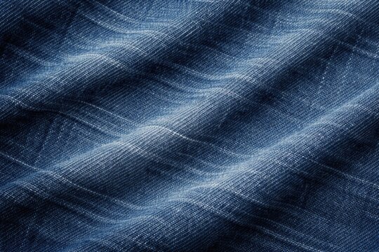 Blue jeans fabric texture for textile design with durable denim weave fashion background