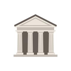 Obraz premium Illustration of a classic building facade.