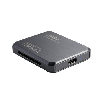 Premium External SSD Drive Isolated on Transparent Background, High Quality Portable Storage Device