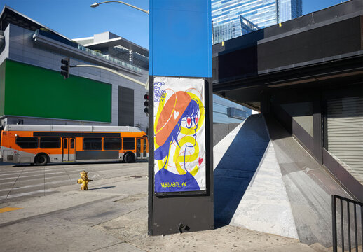 Urban canvas panel Sign in L.A.