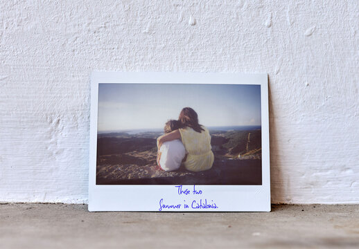 Wide Polaroid Template