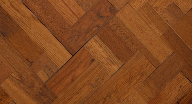 Wallpaper parquet pattern in brown wood with gentle blur for digital art backgrounds