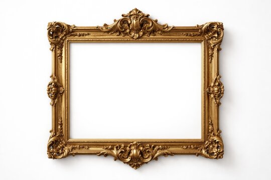 Classic ornate picture frame displayed against a clean white background