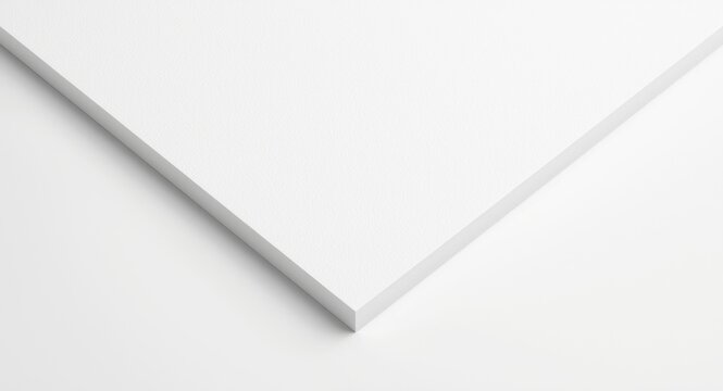 White PVC foam sheets with smooth and matte surface great for painting and printing