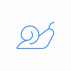 snail insect icon sign vector © Hicran