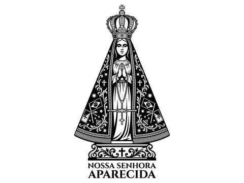 Nossa Senhora Aparecida - Mother of God vector