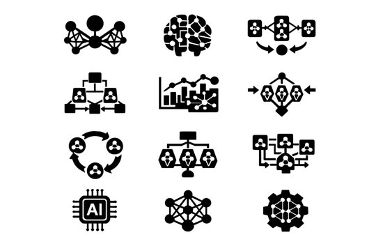 Simple image specialized icon moe networks vector per detailed isolated generation experts