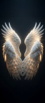 Majestic Divine White Angel Wings