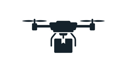 Obraz premium Drone with camera flying device.