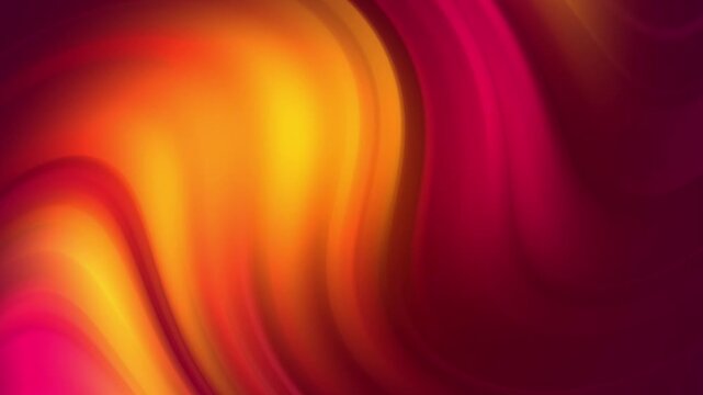 3d render VJ loop. Glowing golden wave d render, magenta accents and silklike ribbons of light creating smooth flowing motion, polished loop tailored for product reveals, fashion runways and upscale