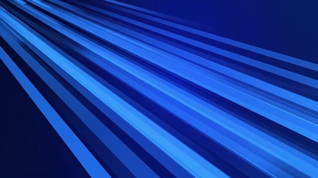 Abstract blue striped background with dynamic diagonal lines