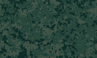 Abstract dark green camouflage texture. Seamless pattern ideal for backgrounds, military themes, or natureinspired designs.  Versatile image perfect for websites, prints, and more. © Olena