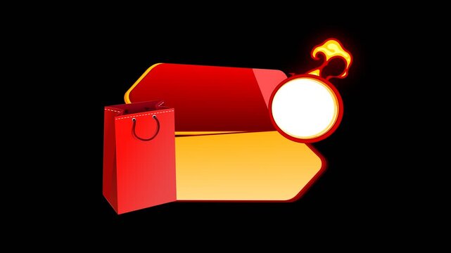 abstract montage motion design titles cartoon reveal effect with alpha channel