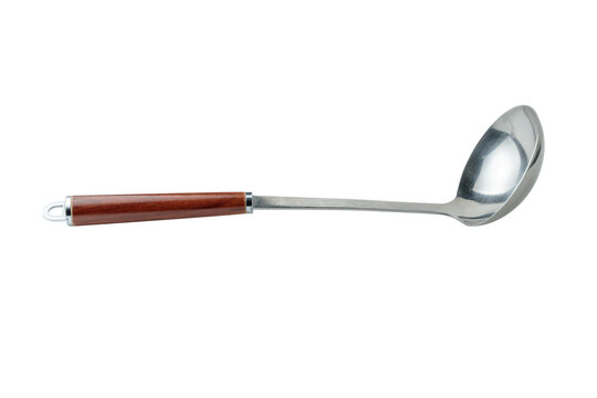 お玉（おたま）の切り抜き素材（水平・透過PNG）（Ladle horizontal isolated PNG）