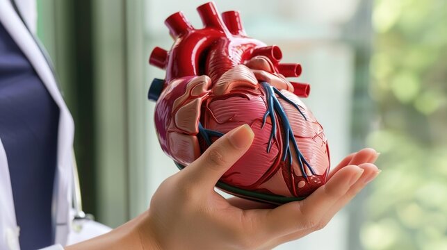 Detailed medical anatomical illustration of congenital heart disease, presenting various congenital cardiac malformations, abnormal heart structure defects, cardiovascular developmental disorders from