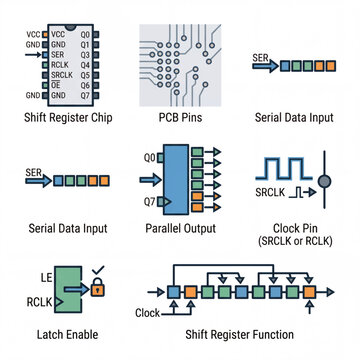 Electronic Components and Circuit Diagrams.