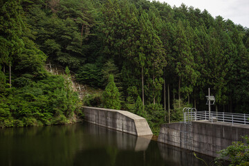 長野県上伊那郡中川村にある和見沢砂防堰堤 © Kazuki Yamada