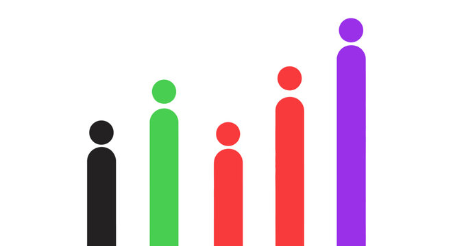 Graph and Charts web icons in line . Graph and Chart icon set.