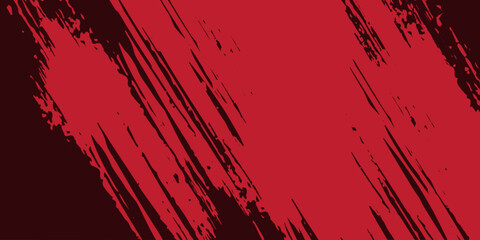 black red dragon decal brush fire volcano lava sakura Asia Japan anime style illustration sporty background banner style illustration. © supri