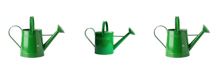 Green Watering Can: Plastic Garden Irrigation Tool, Plant Care Equipment, Horticulture Watering Pot, Home Gardening Supplies PNG. © muhammad