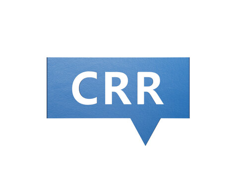 Text CRR CREDIT RISK RATING writing in cube ladder.Minimalist Abstract Design With White Cut Out Paper.Supports PNG files with transparent backgrounds.