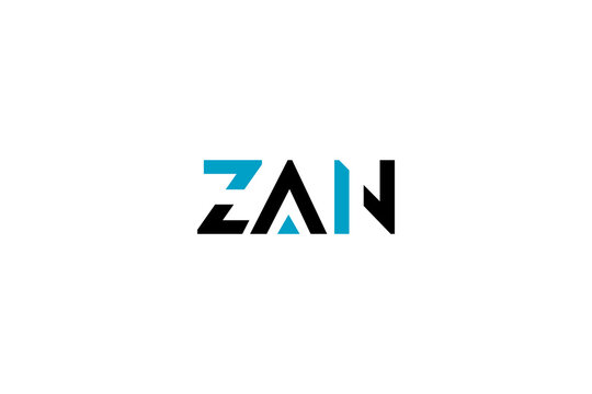 Modern ZAN Letter Technology Logo Design - Creative Initials for Tech Startups and Corporate Branding