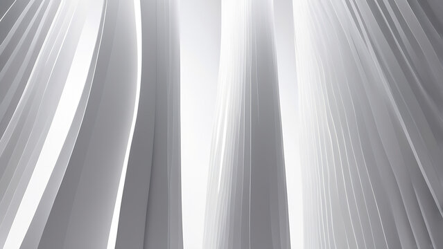 Deep Contrasting Composition Of White And Silver Vertical Ridges