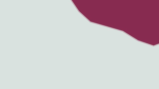 Gibraltar map. Animated zoom into the country on the Globe in Pale Mint Dark Pink color palette. Country logo animation with round text and airplanes. Map with meridians, parallels. Appealing video.