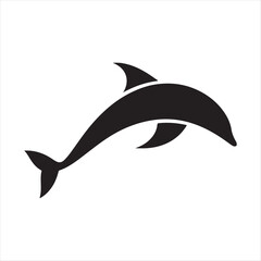 ocean animal vector silhouette outline logo design concept illustration idea © Masuma