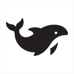 ocean animal vector silhouette outline logo design concept illustration idea © Masuma