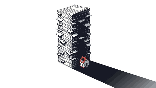 Stack of CDs with Shadow.