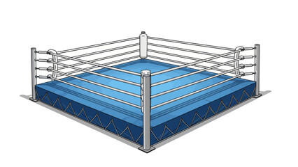 Fototapeta premium Boxing Ring Sports Arena.