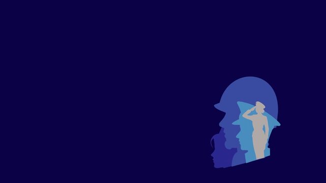 International labor day celebrates diverse workers in a blue silhouette, perfect for labor rights campaigns, social justice projects, and posters.